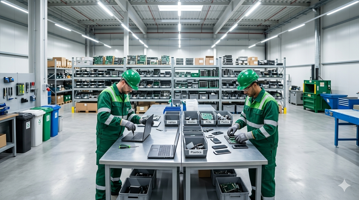 E-Waste Recycling Process Step by Step Explained